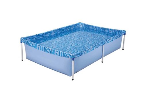 Piscina 1000 L Retangular, Mor, Multicor