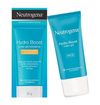 Gel Hidratante Facial Hydro Boost Water FPS 25, Neutrogena, 55g