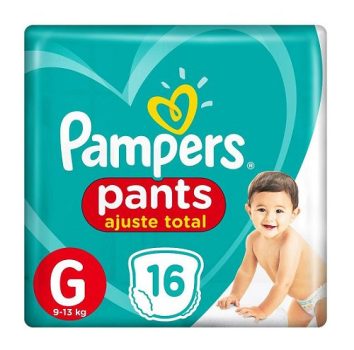 Fralda Pampers Pants Ajuste Total G 16 Unidades