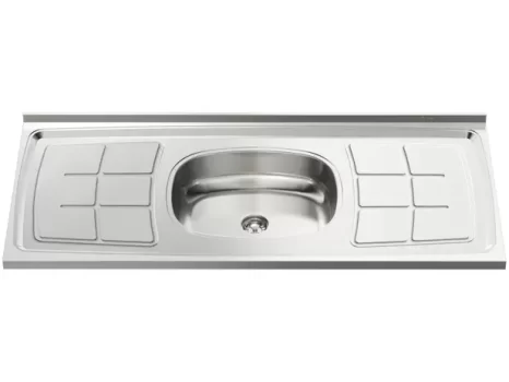 Pia de Cozinha Inox 120x52cm Ghel Plus – 00823/120