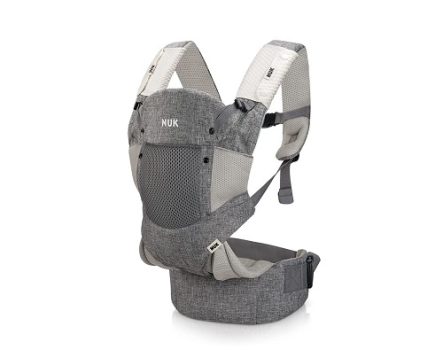 Canguru 3 em 1 NUK Ergonômico Comfort, Cinza