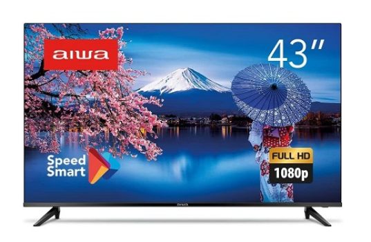 SmartTV Aiwa 43” Full HD, Borda Ultrafina, HDR10, Dolby Áudio – AWS-TV-43-BL-01 TV 43″ SMART – BORDA INFINITA AWS-TV-43-BL-01 BIVOLT