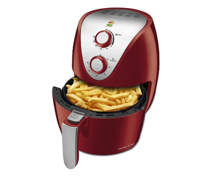 Fritadeira Elétrica sem Óleo Air Fryer Mondial AF-32-RI Family 3,5L Vermelha com Timer – 127v