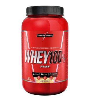 Super Whey 100% Pure Integral Médica Baunilha 907g