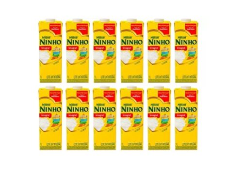 Kit Leite Integral UHT Ninho 1L 12 Unidades