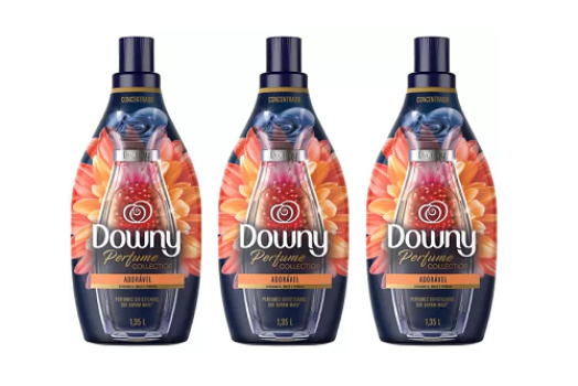 Kit Amaciante Downy Perfume Collection Adorável – 3 Unidades