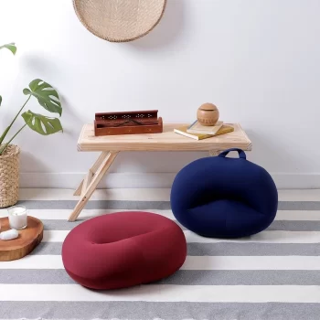 Almofada de Meditação Bordô – Ziman By Fom
