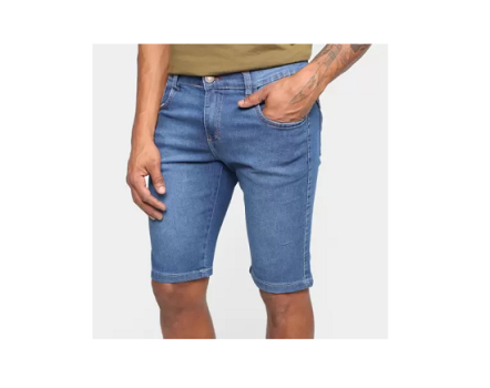 Bermuda Jeans Grifle Casual Masculina