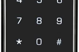 Fechadura Digital FR 201 Preto e Cinza Intelbras