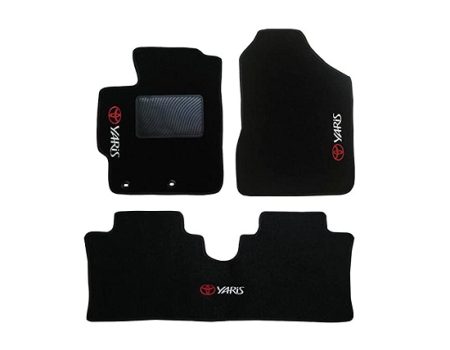 Kit Tapete Carpete Toyota Yaris 2018 Até 2022 Preto