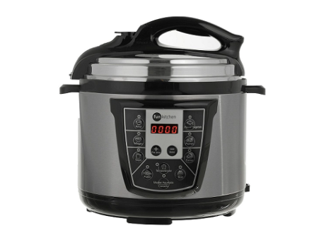 Panela de Pressão Elétrica Prata 4L Fun Kitchen – 127v