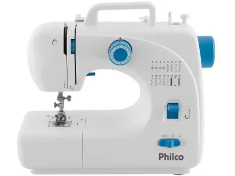 Máquina de Costura Philco PMC16BP Portátil – 16 Pontos