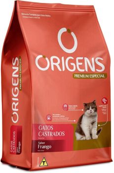 Ração Origens para Gatos Castrados sabor Frango – 1kg