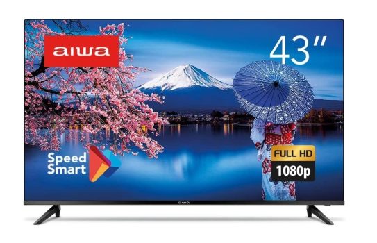 SmartTV Aiwa 43” Full HD, Borda Ultrafina, HDR10, Dolby Áudio – AWS-TV-43-BL-01 TV 43″ SMART – BORDA INFINITA AWS-TV-43-BL-01 BIVOLT