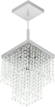 Lustre Pendente De Cristal Acrilico Marrycrilic Formidavel