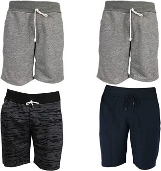 KIT 4 Bermudas Moletom Masculino