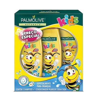 Shampoo e Condicionador Palmolive Naturals Kids Todo Tipo de Cabelo 350ml Promo Leve 2 Shampoos + 1 Condicionador