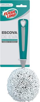Escova EVA para lavar Taças e Copos Baixos,ESP6224, Flash Limp