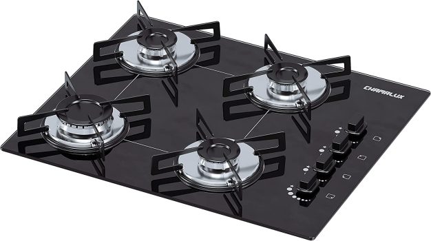 Cooktop 4 bocas Chamalux ultra chama preto T.C BIVOLT