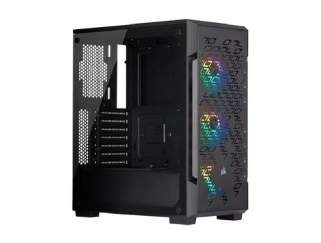 Gabinete Gamer Corsair iCUE 220T Airflow, Mid-Tower, ATX, RGB, Lateral em Vidro Temperado, Preto