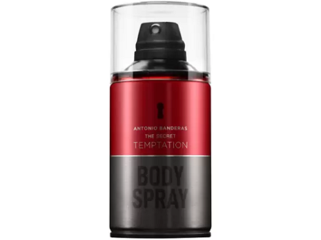 Body Spray Antonio Banderas The Secret Temptation – Masculino 250ml