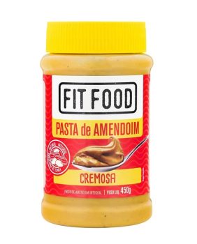 Pasta de Amendoim Cremosa Fit Food 450g