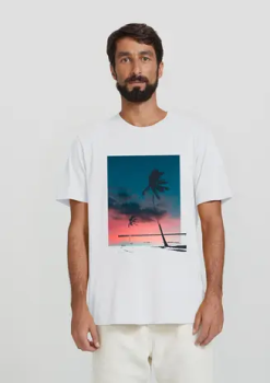 Camiseta Masculina Estampada Regular – Hering