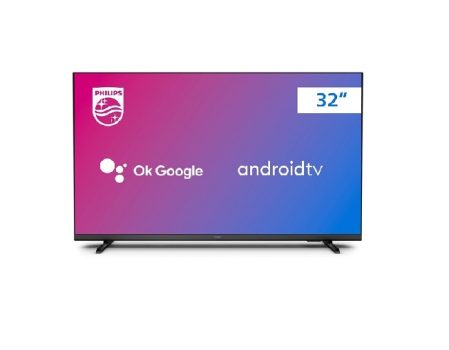 Smart TV Philips 32″ LED HD Android TV 32PHG6917/78 Dolby Atmos Dolby Digital