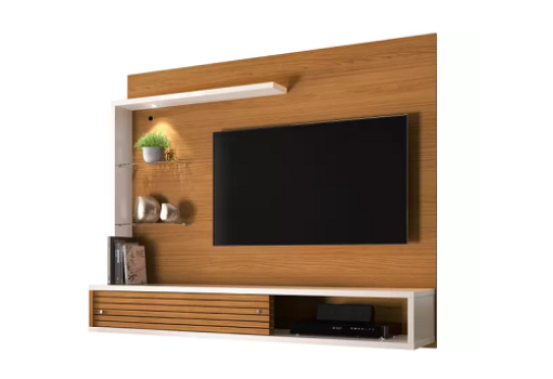 Painel para TV até 50” 3 Prateleiras Madetec – Frizz Select