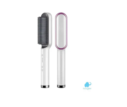 Escova Alisadora 3 em 1 Seca, Alisa e Modela – Booglee