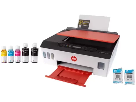 Impressora Multifuncional HP Smart Tank 514 – Tanque de Tinta Colorida Wi-Fi USB