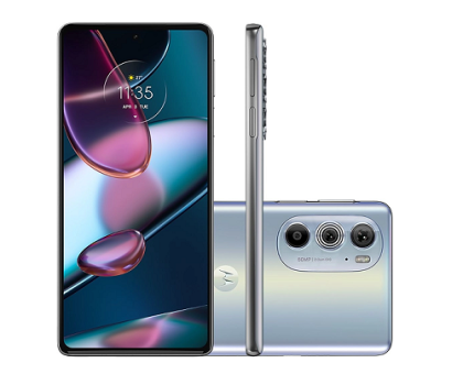 Smartphone Motorola Edge 30 Pro 256GB 5G Wi-Fi Tela 6.7” Dual Chip 12GB RAM Câmera Tripla + Selfie 60MP – Branco