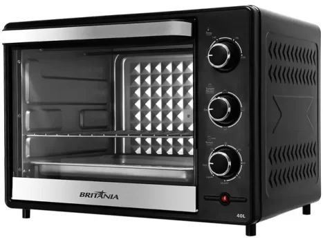 Forno Elétrico de Bancada Britânia com Dourador – 40L Preto BFE45PI