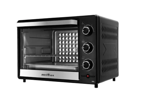Forno Elétrico de Bancada Britânia com Dourador – 40L Preto BFE45PI