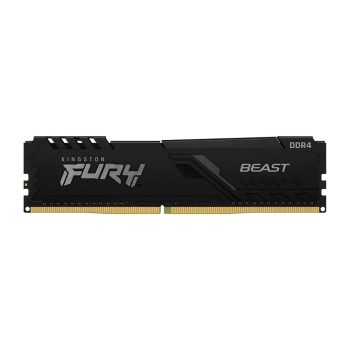 Memória Kingston Fury Beast, 8GB, 3200MHz, DDR4, CL16, Preto – KF432C16BB/8