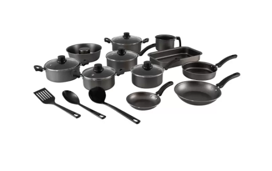 Jogo de Panelas Eirilar Antiaderente de Alumínio – Grafite 14 Peças Especial