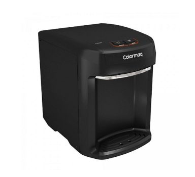 Purificador de Água Eletrônico Colormaq, Natural e Gelada, Bandeja Removível, Bivolt, Grafito
