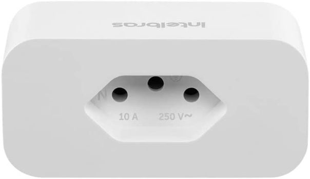 Tomada Smart Wi-Fi Izy EWS 301 Branco compatível com Alexa Intelbras