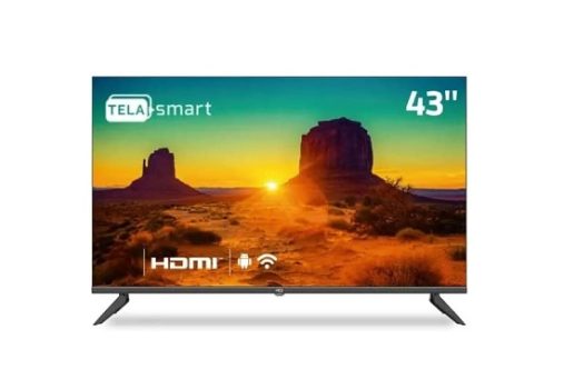 Smart TV 43″ Full HD, HDR, tela sem bordas, Android 11, design Slim HQ KDE43GR315LN
