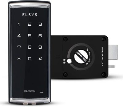 Fechadura Digital de Sobrepor, Elsys, ESF-DS1000H, Preta