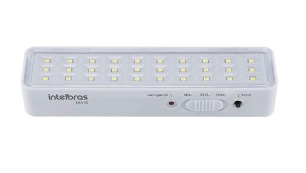 Luminária de Emergência Autônoma LEA30 Branco Intelbras