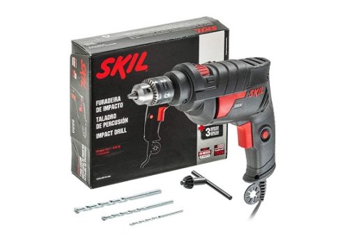 Furadeira de Impacto Skil 6600 570W 127V com 3 brocas e chave