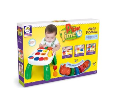 Cotiplás Brinquedo Educativo Mesa Play Time, Cotiplas, Multicores