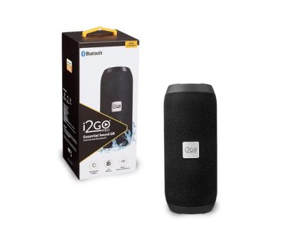 Caixa De Som Bluetooth Essential Sound Go i2GO 10W RMS Resistente à Água, Preto