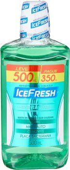 Antisseptico Bucal Icefresh Menta Plus Leve 500Ml Pague 350Ml