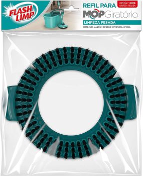 Refil Limpeza Pesada para Mop Giratório, Compatível com os modelos (Ref.: MOP7290, MOP7824, MOP9782, MOP8258, MOP8209-VA, MOP8210), RMOP6308, Flash Limp
