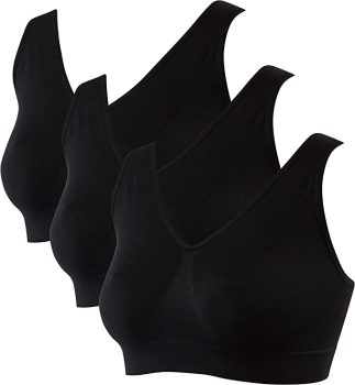Kit 3 Tops Alças Largas Seamless, Hanes, Feminino