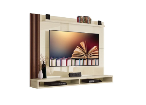 Estante Livro Painel Tv 43 32 42 50 52 Polegadas Sala Quarto