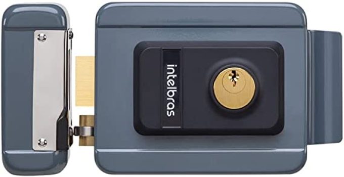 Fechadura Elétrica Cilindro Fixo Fx2000 Cinza Intelbras