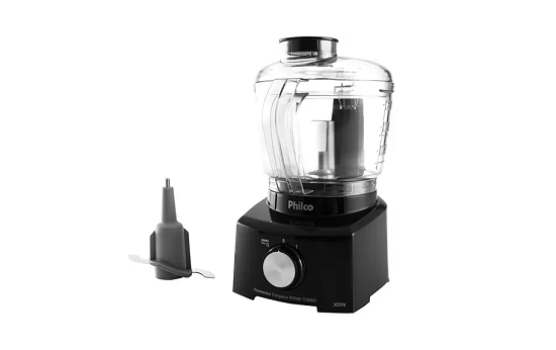 Mini Processador de Alimentos Philco Preto PH900 – 3 em 1 250W